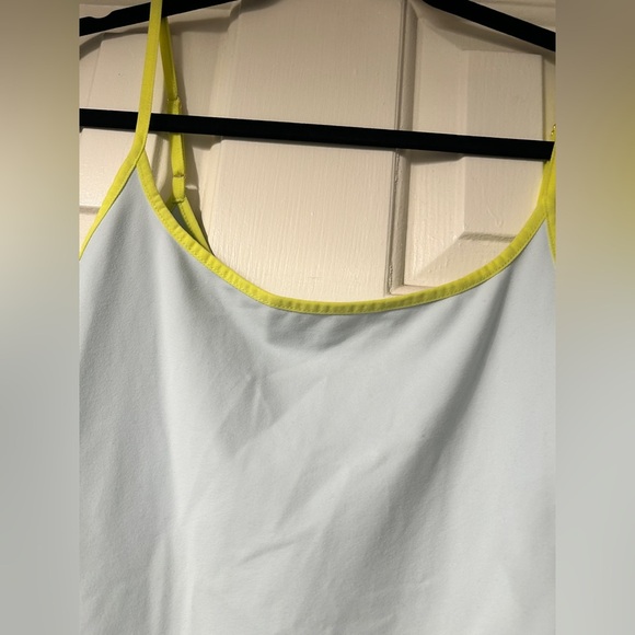 NWOT 🆕 Free People Light Blue Bodysuit with Yellow Trim - Picture 5 of 6